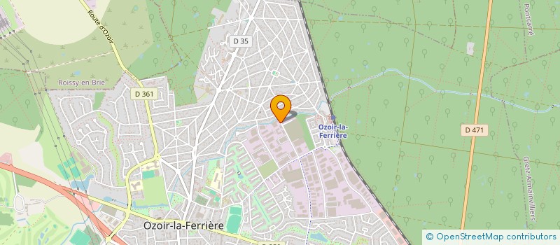 localisation de l'entreprise SCI LES DONNEES DE RETAL  OZOIR-LA-FERRIERE