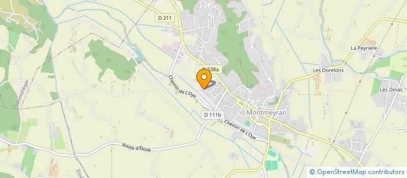 localisation de l'entreprise SCI LES DORELONS  MONTMEYRAN
