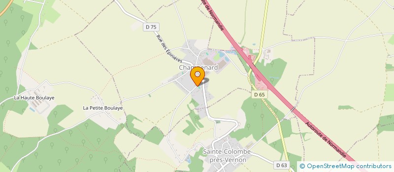 localisation de l'entreprise SCI LES DOUAIRES  CHAMPENARD