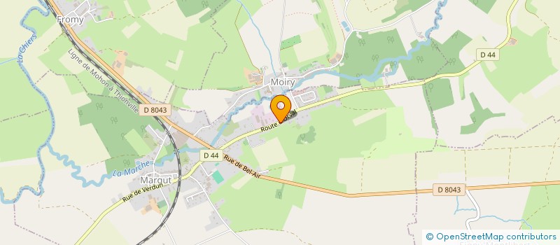 localisation de l'entreprise SCI LES DOUANES  PUILLY-ET-CHARBEAUX