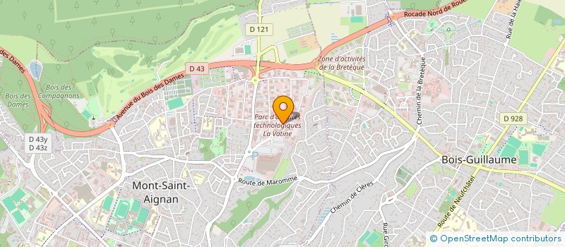 localisation de l'entreprise SCI LES DOUGLAS  MONT-SAINT-AIGNAN