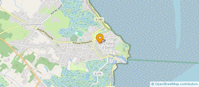 localisation de l'entreprise SCI LES DOUVES  LE CHATEAU D'OLERON
