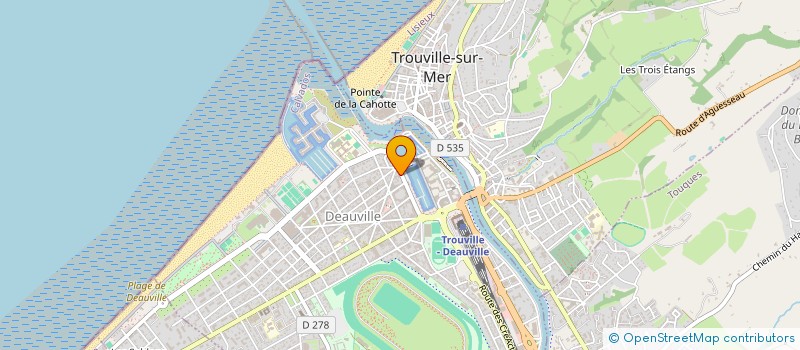 localisation de l'entreprise SCI LES DRAGONARDS à DEAUVILLE