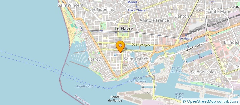 localisation de l'entreprise SCI LES DRAPIERS à LE HAVRE