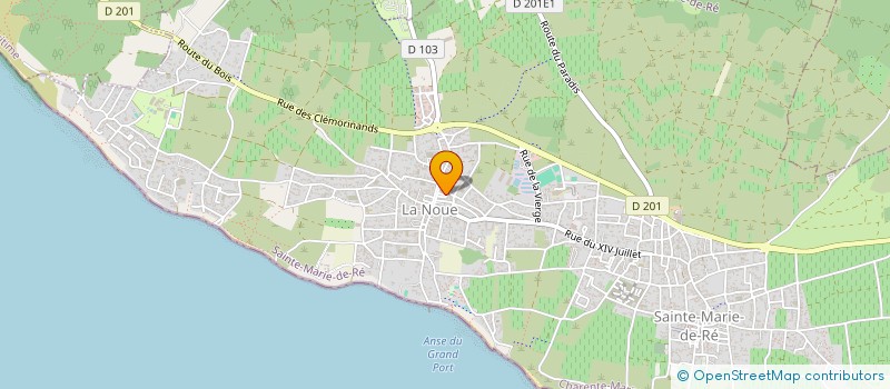 localisation de l'entreprise SCI LES DROLES DU BUCHERON  SAINTE-MARIE-DE-RE