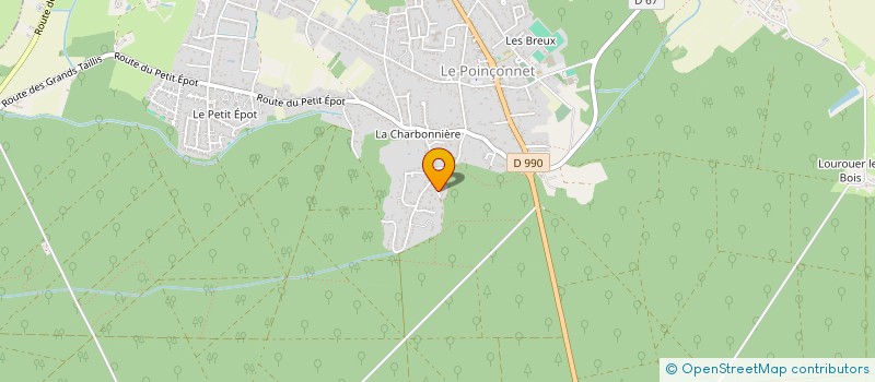 localisation de l'entreprise SCI LES DRUIDES à LE POINCONNET