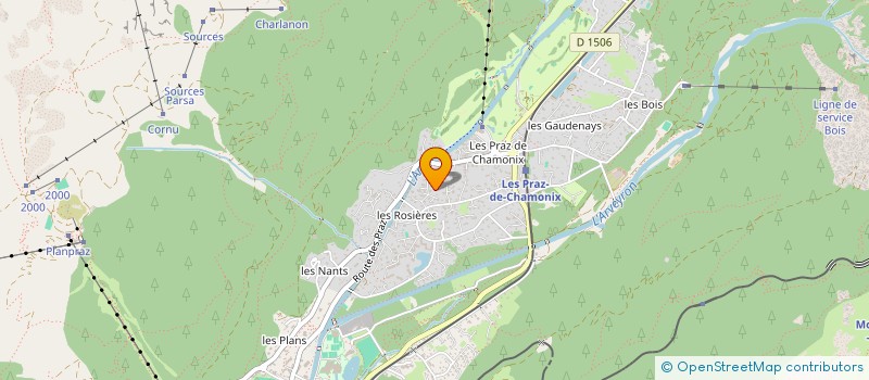 localisation de l'entreprise SCI LES DRUS à CHAMONIX-MONT-BLANC