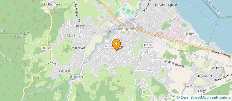 localisation de l'entreprise SCI LES DRYADES à SAINT-JORIOZ