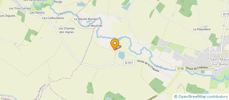 localisation de l'entreprise SCI LES DUBOIS à SAINT-MAURICE-SUR-AVEYRON