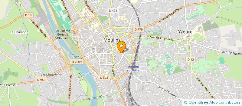 localisation de l'entreprise SCI LES DUCS à MOULINS