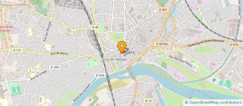 localisation de l'entreprise SCI LES DUCS DE LOIRE à NEVERS