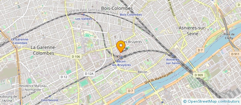 localisation de l'entreprise SCI LES DUJARDINS à ASNIERES-SUR-SEINE