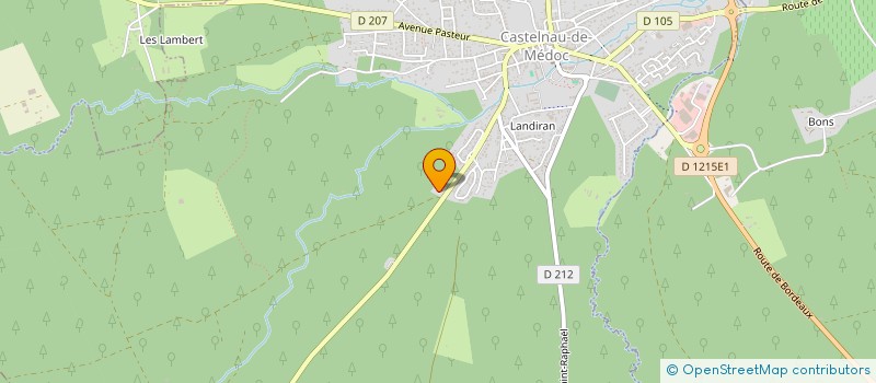 localisation de l'entreprise SCI LES DUNES  CASTELNAU-DE-MEDOC