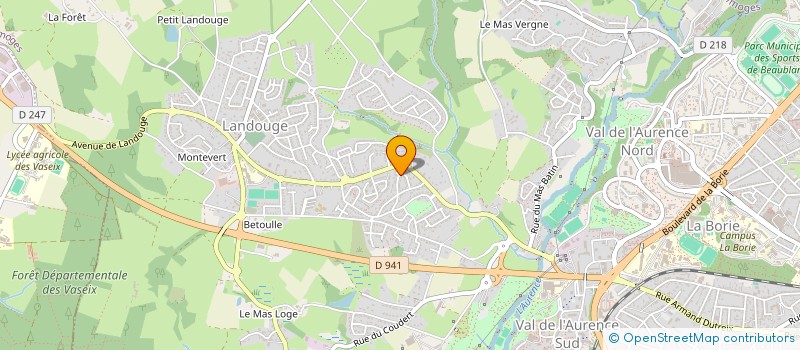 localisation de l'entreprise SCI LES DUNES à LIMOGES