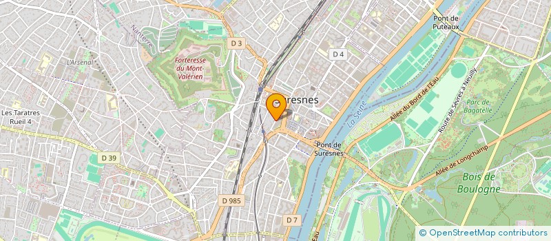 localisation de l'entreprise SCI LES DUNES à SURESNES