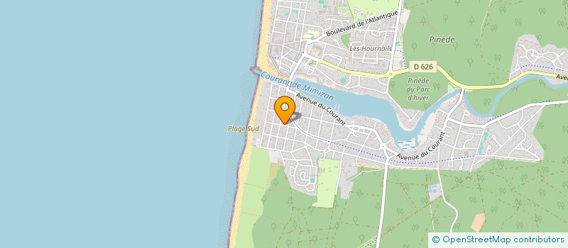 localisation de l'entreprise SCI LES DUNES  MIMIZAN