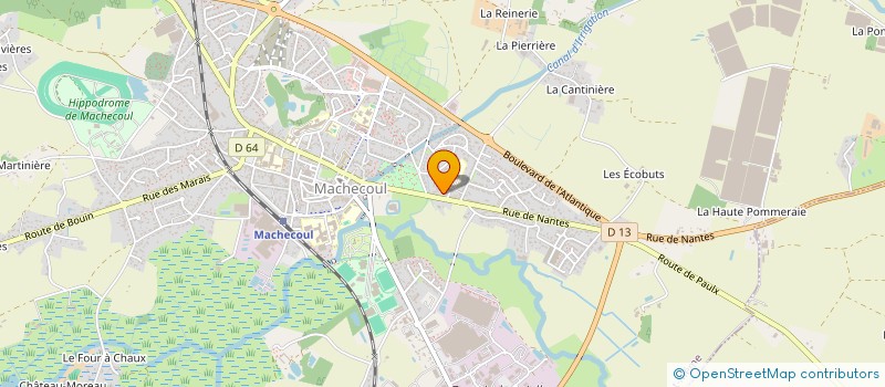 localisation de l'entreprise SCI LES DUNES  MACHECOUL-SAINT-MEME