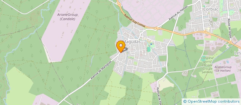 localisation de l'entreprise SCI LES DUNES  SAINT-MEDARD-EN-JALLES