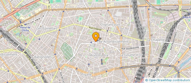 localisation de l'entreprise SCI LES DUNES  PARIS