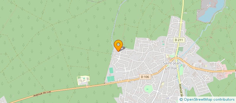 localisation de l'entreprise SCI LES DUNES BLANCHES  SAINT-JEAN-D'ILLAC