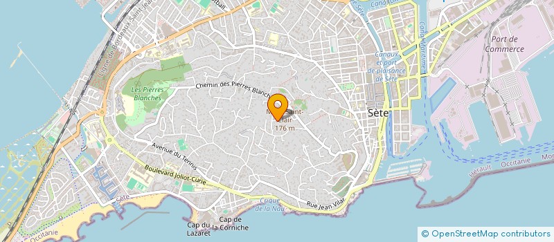 localisation de l'entreprise SCI LES DUNES CROISETTE  SETE