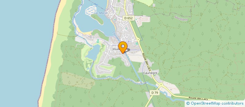 localisation de l'entreprise SCI LES DUNES DE BALLANQUE  SOUSTONS