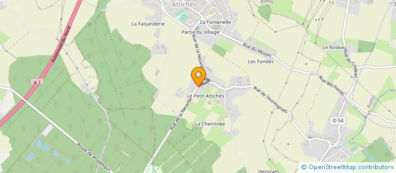 localisation de l'entreprise SCI LES DUNES DE MERLIMONT  ATTICHES