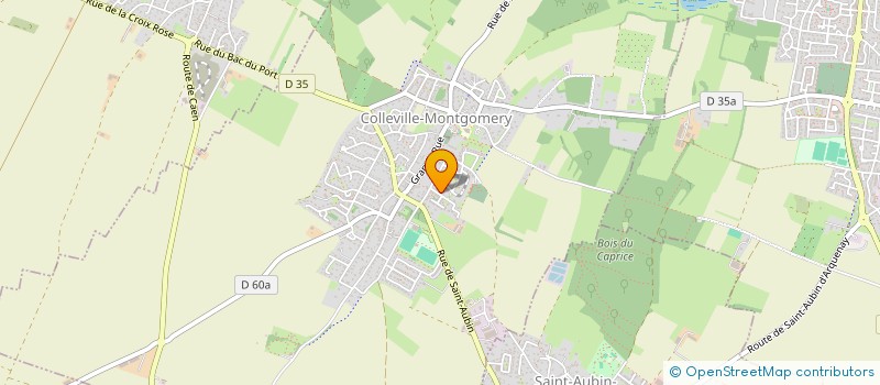 localisation de l'entreprise SCI LES DUNES DE RIVA  COLLEVILLE-MONTGOMERY