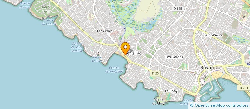 localisation de l'entreprise SCI LES DUNETTES  ROYAN