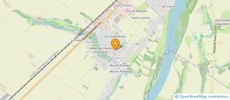 localisation de l'entreprise SCI LES EAUX BLEUES à TAVERS