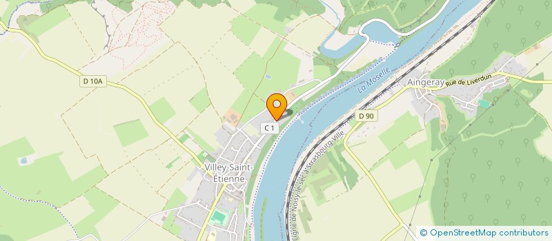 localisation de l'entreprise SCI LES EAUX BLEUES  VILLEY-SAINT-ETIENNE