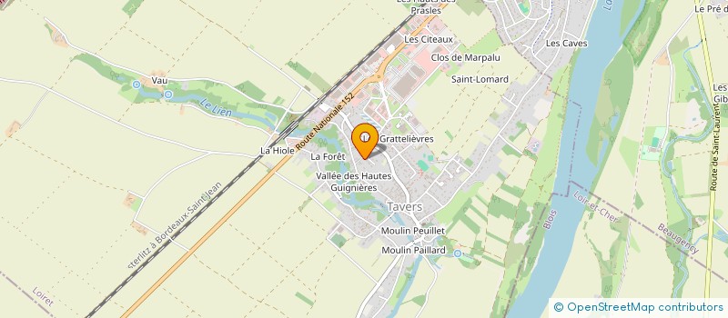 localisation de l'entreprise SCI LES EAUX BLEUES à TAVERS