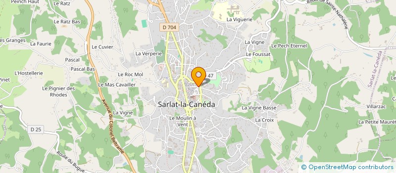 localisation de l'entreprise SCI LES EAUX FORTES à SARLAT-LA-CANEDA