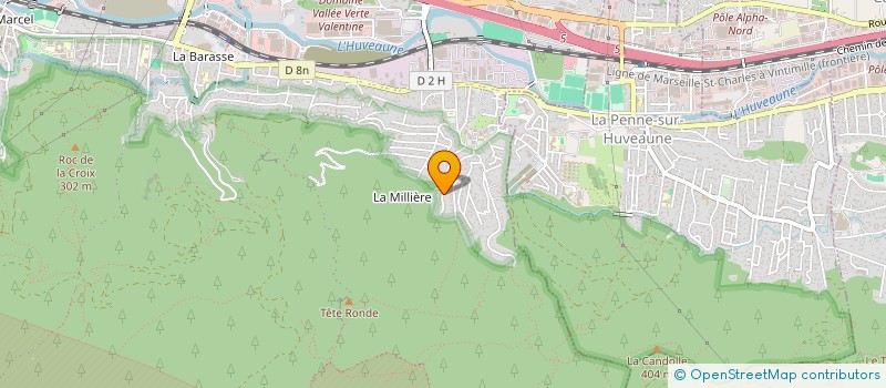 localisation de l'entreprise SCI LES EAUX VIVES à MARSEILLE
