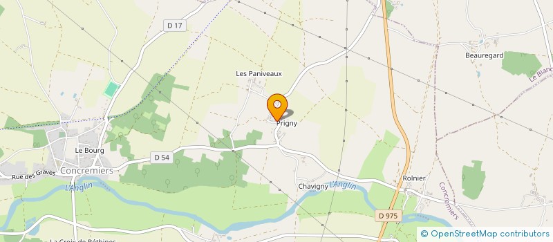 localisation de l'entreprise SCI LES EBAUPINS à CONCREMIERS