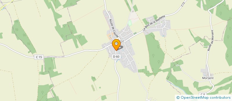 localisation de l'entreprise SCI LES ECHELLES  CAUGE