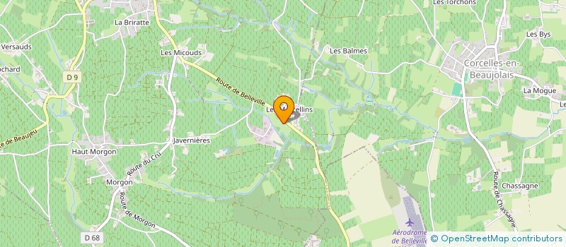 localisation de l'entreprise SCI LES ECOURS  VILLIE-MORGON