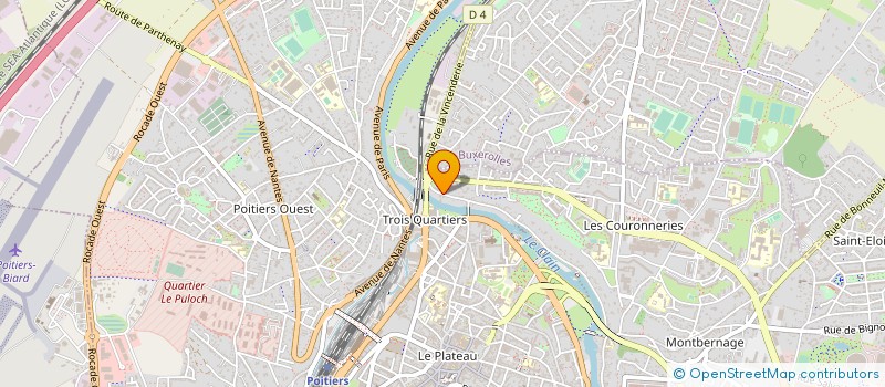 localisation de l'entreprise SCI LES ECOUTILLES  POITIERS