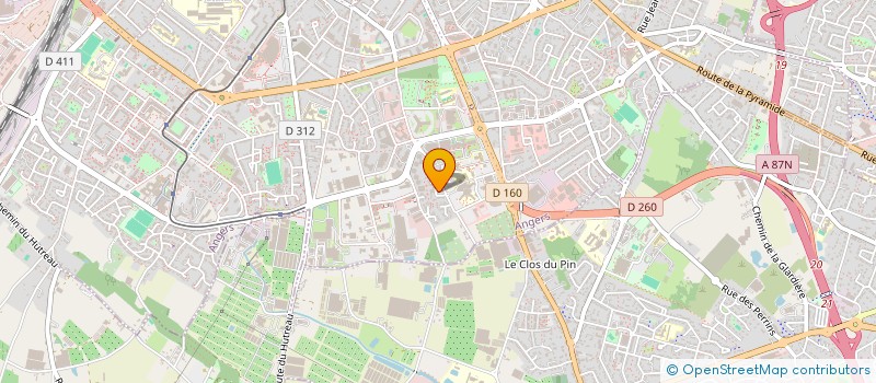 localisation de l'entreprise SCI LES ECRAINS à ANGERS