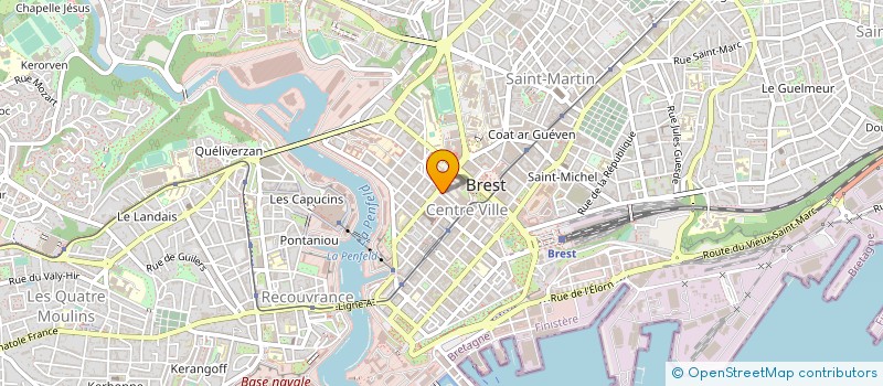 localisation de l'entreprise SCI LES ECRINS à BREST