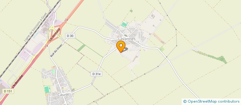 localisation de l'entreprise SCI LES ECRINS  LAVANNES