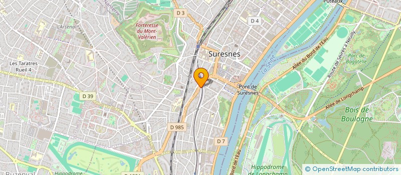 localisation de l'entreprise SCI LES ECRINS à SURESNES