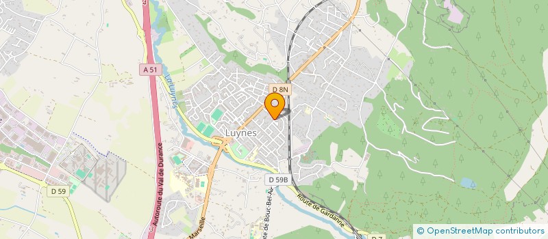 localisation de l'entreprise SCI LES ECRIVAINS à AIX EN PROVENCE