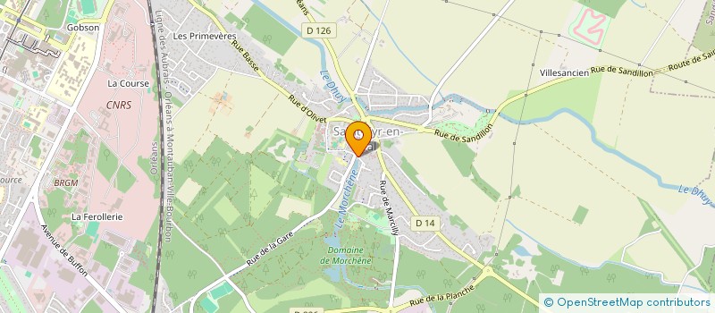 localisation de l'entreprise SCI LES ECUREUILS à SAINT-CYR-EN-VAL