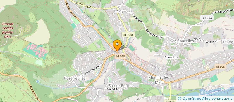 localisation de l'entreprise SCI LES ECUREUILS  CHATEL-SAINT-GERMAIN