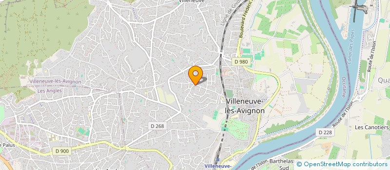 localisation de l'entreprise SCI LES ECUREUILS  VILLENEUVE-LES-AVIGNON