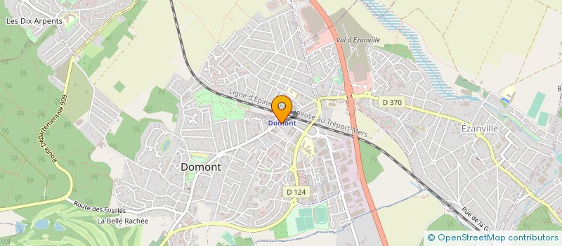 localisation de l'entreprise SCI LES ECUREUILS  DOMONT