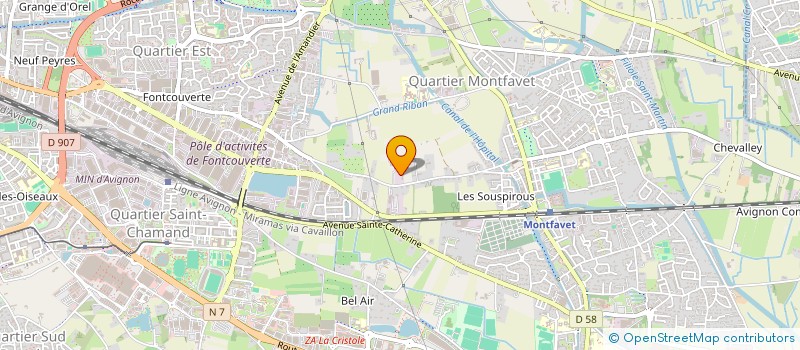 localisation de l'entreprise SCI LES ECUREUILS  AVIGNON