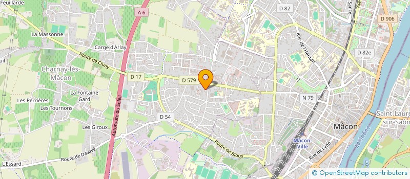 localisation de l'entreprise SCI LES ECUREUILS à CHARNAY-LES-MACON