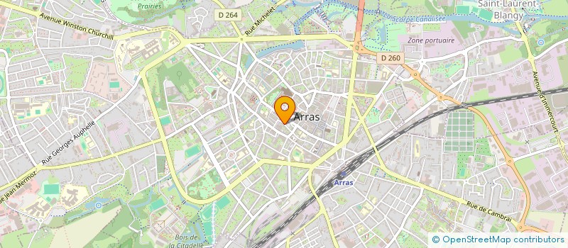 localisation de l'entreprise SCI LES ECUREUILS à ARRAS